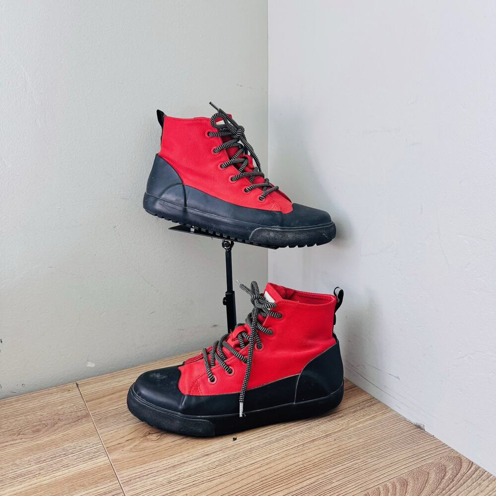 Hunter for Target dipped canvas high top rain boots Red Kids Size 3